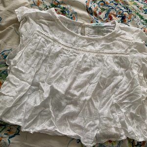 Urban Outfitters Kimchi Blue White Crop Top